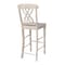 International Concepts Lattice Bar Height Stool, 30" Seat Height, Unfinished S-3903 - alternate 9